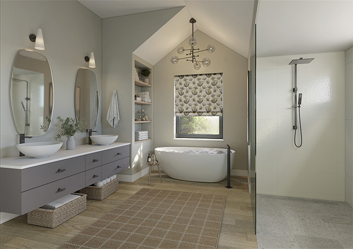 Helix, Gold - Roman Blind - Image 7